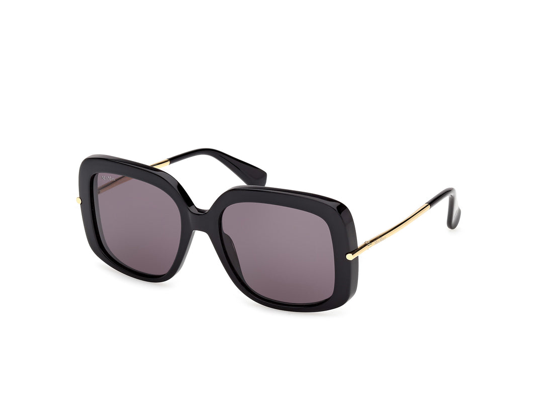 Óculos de sol maxmara mm0195 01a negro round femenino tamanho 55mm - Vista principal