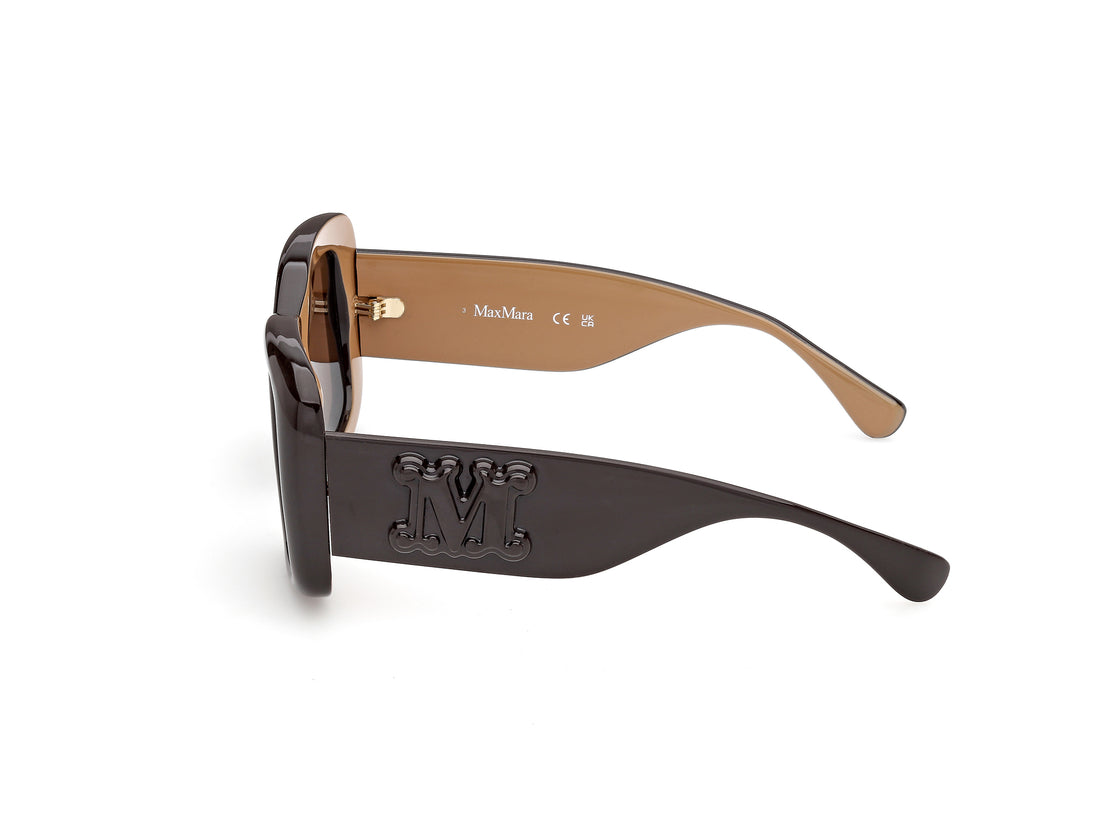 Sonnenbrillen maxmara mm0207 50e marron butterfly femenino größe 52mm - Detailansicht