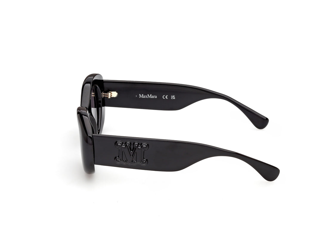 Sonnenbrillen maxmara mm0208 01a negro oval femenino größe 50mm - Detailansicht