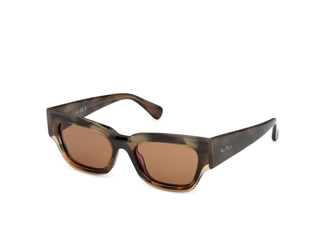 Sonnenbrillen maxmara mm0211 55e havana geometric femenino größe 52mm - Hauptansicht