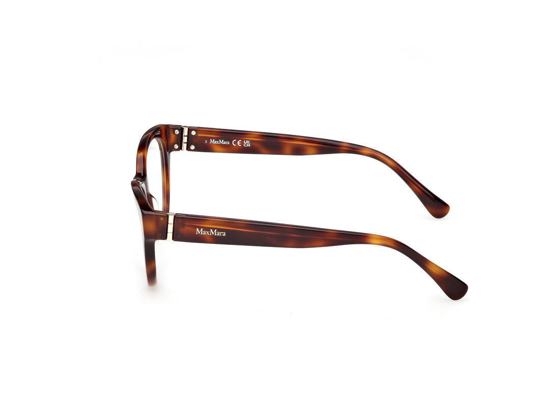 Occhiali da vista maxmara mm5205 052 havana round femenino taglia 52mm - Vista dettagliata