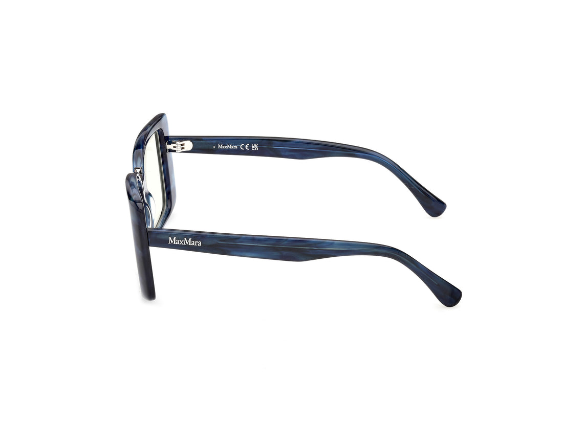 Brillen maxmara mm5231-b 092 azul rectangular femenino größe 52mm - Detailansicht