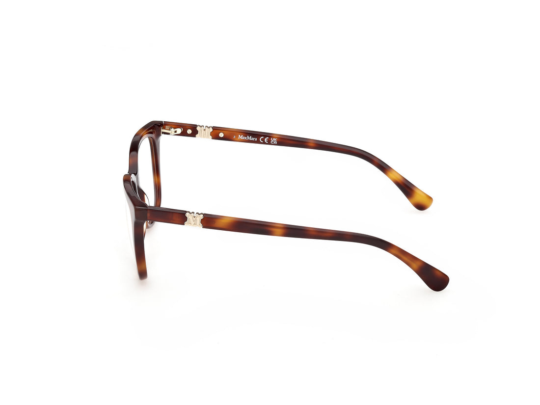 Brillen maxmara mm5239 052 havana round femenino größe 52mm - Detailansicht