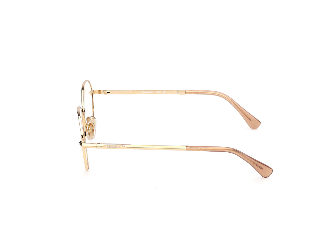 Gafas graduadas maxmara mm5245 032 dorado round femenino talla 54mm - Vista de detalle
