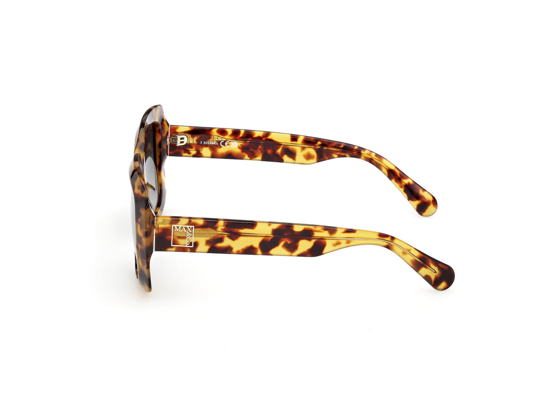 Gafas de sol max &co mo0153 53p havana square femenino talla 52mm - Vista de detalle