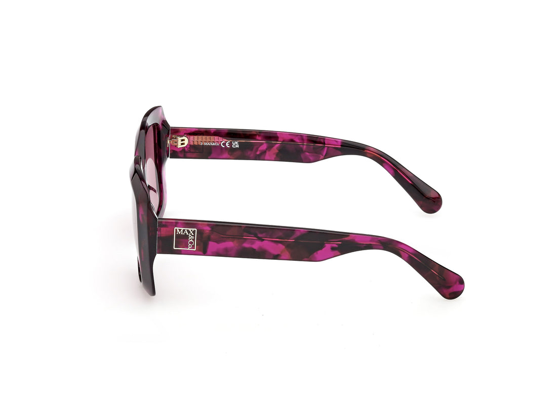 Gafas de sol max &co mo0153 55y havana square femenino talla 52mm - Vista de detalle