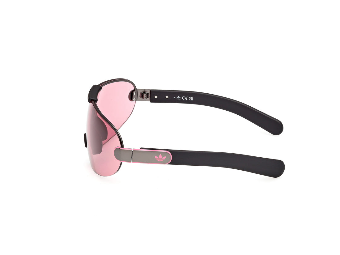 Sunglasses adidas originals or0135 02y negro shield unisex size 0mm - Detailed view