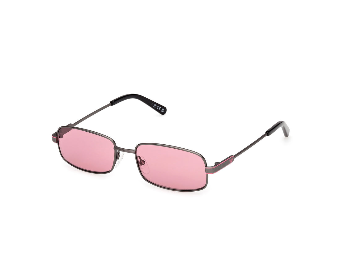 Sunglasses adidas originals or0138 09y plateado rectangular unisex size 55mm - Main view