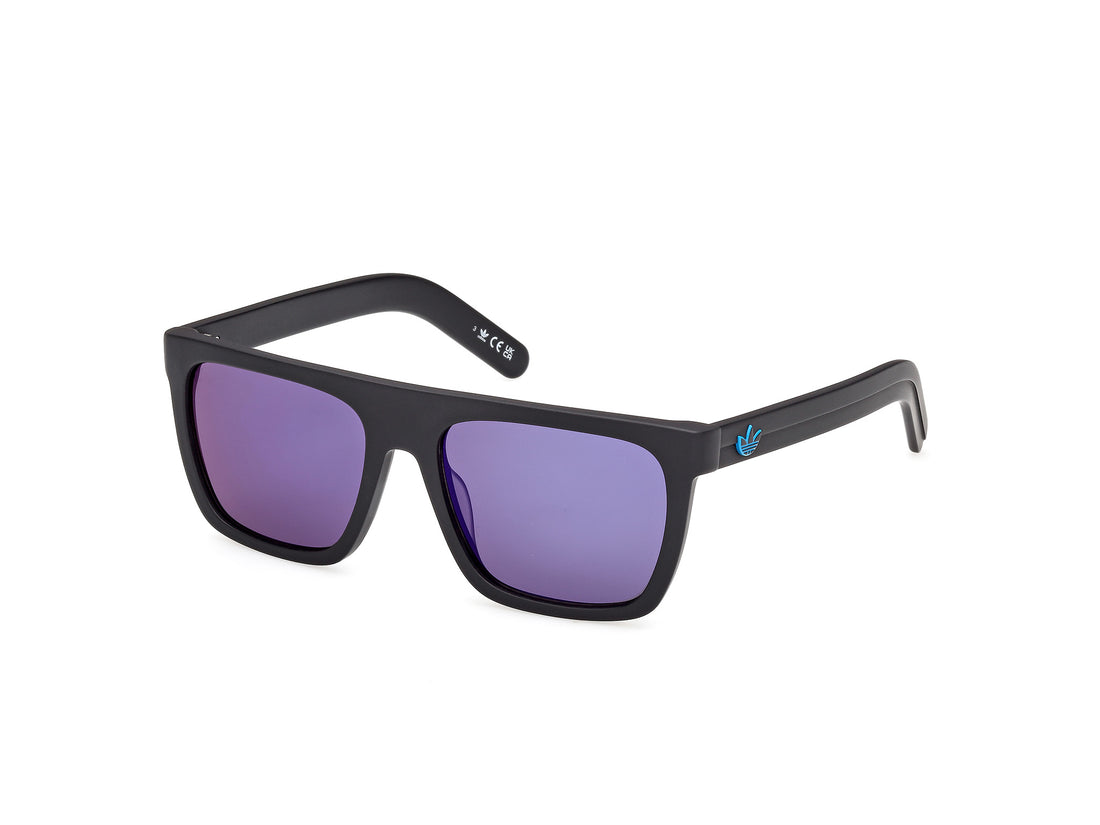 Sunglasses adidas originals or0140 02x negro rectangular unisex size 55mm - Main view