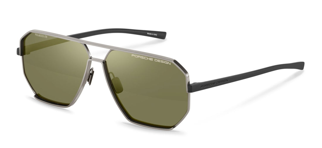Sunglasses porsche design p8995 b448 gris navigator masculino size 63mm - Main view