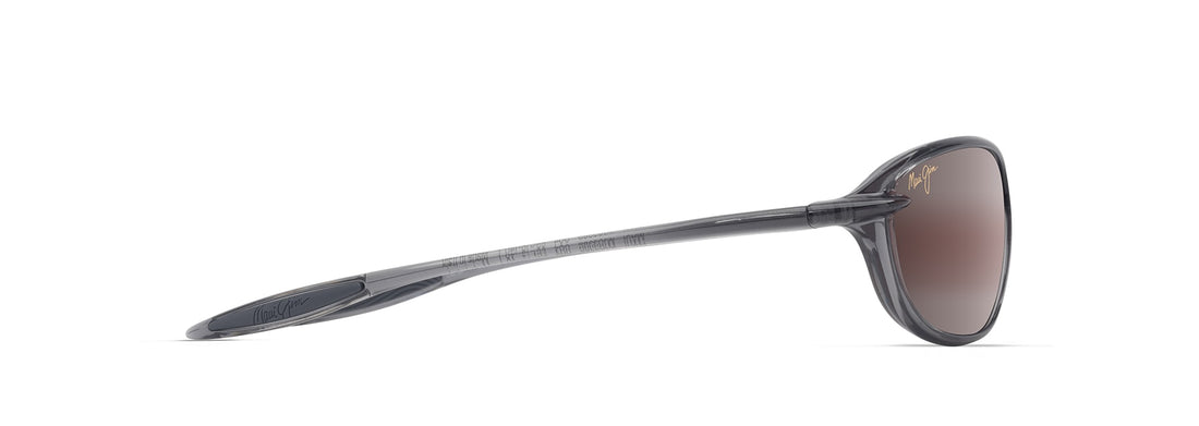 Occhiali da sole maui jim mj0338s hookipa ultra r - xs 004 gris oval unisex taglia 59mm - Vista dettagliata