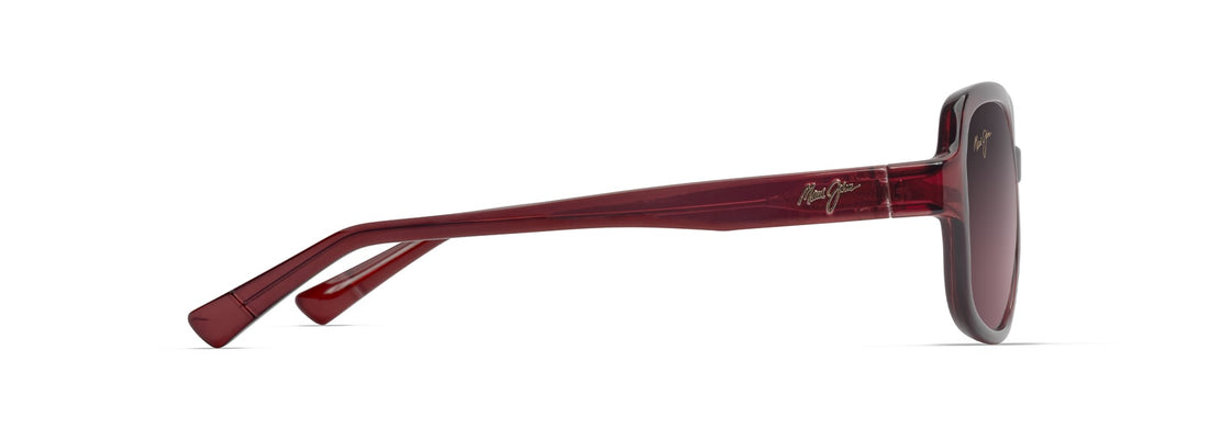 Óculos de sol maui jim mj0355s hiluhilu 003 rojo femenino tamanho 55mm - Vista de detalhe