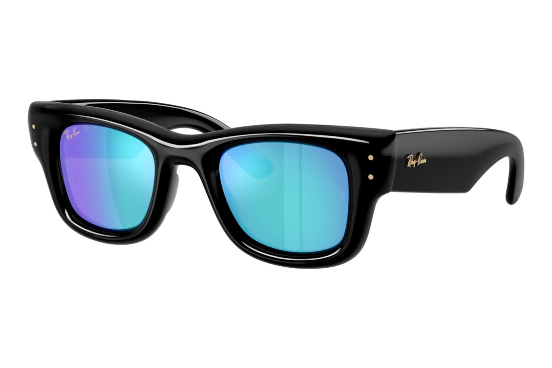 Gafas de sol ray-ban rb4940 wayfarer puffer 601/55 negro square unisex talla 47mm - Vista principal