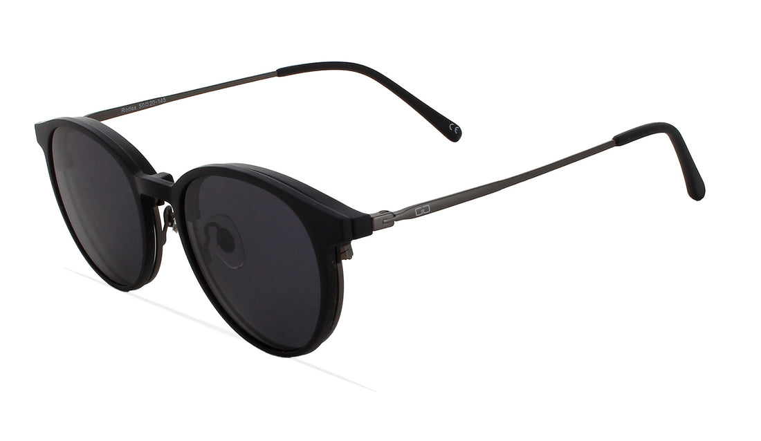 Lunettes de vue greyhounders rodas + clip-on black negro unisex taille 50mm - Vue principale