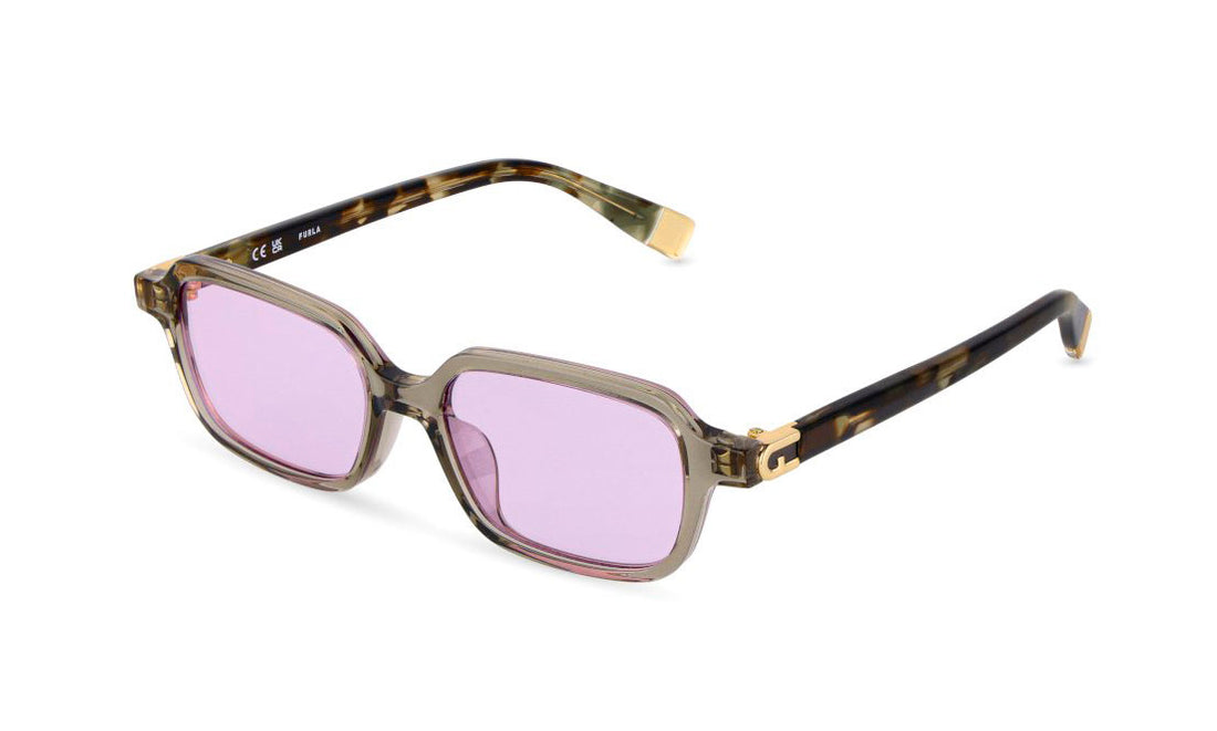 Lunettes de soleil furla sfu971 098z gris square femenino taille 50mm - Vue principale