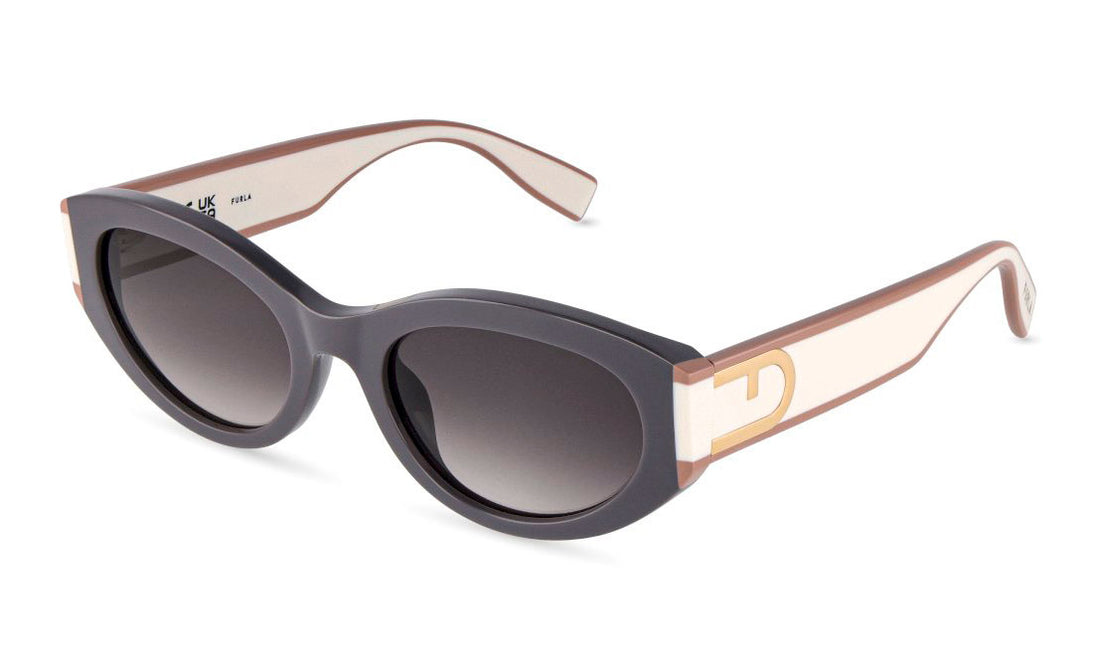 Lunettes de soleil furla sfu976v 0gfs gris oval femenino taille 54mm - Vue principale