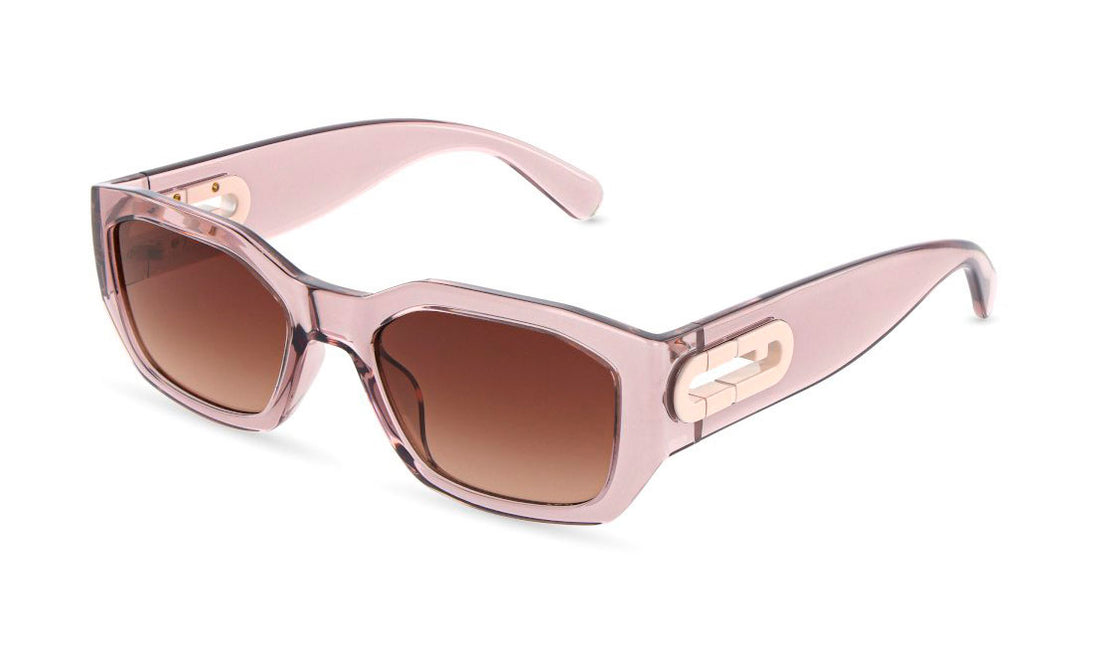 Lunettes de soleil furla sfub07 07t1 beige geometric femenino taille 54mm - Vue principale