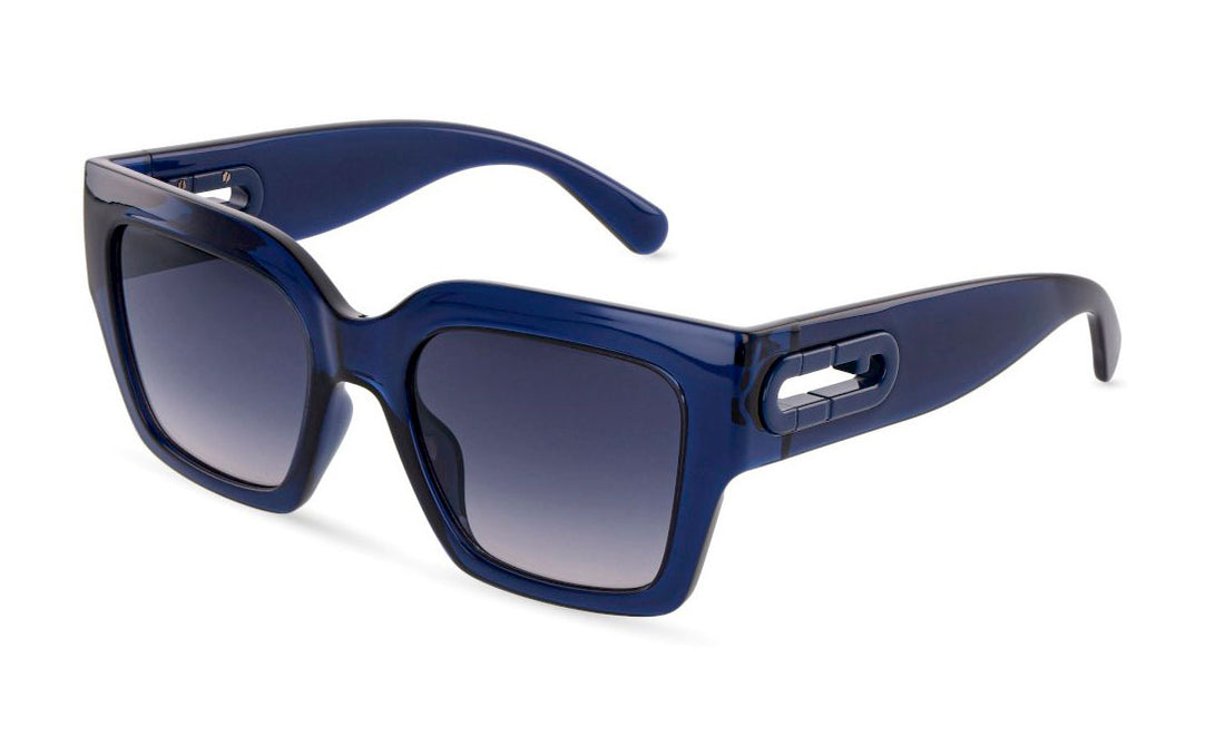 Lunettes de soleil furla sfub08 06g5 azul geometric femenino taille 53mm - Vue principale