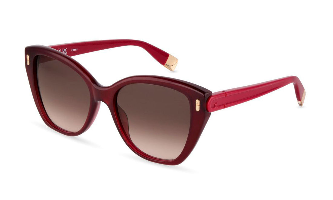 Lunettes de soleil furla sfub11 0acq rosa square femenino taille 54mm - Vue principale