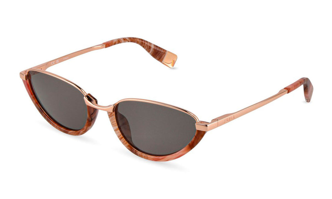 Lunettes de soleil furla sfub16 08fc dorado cat eye femenino taille 57mm - Vue principale