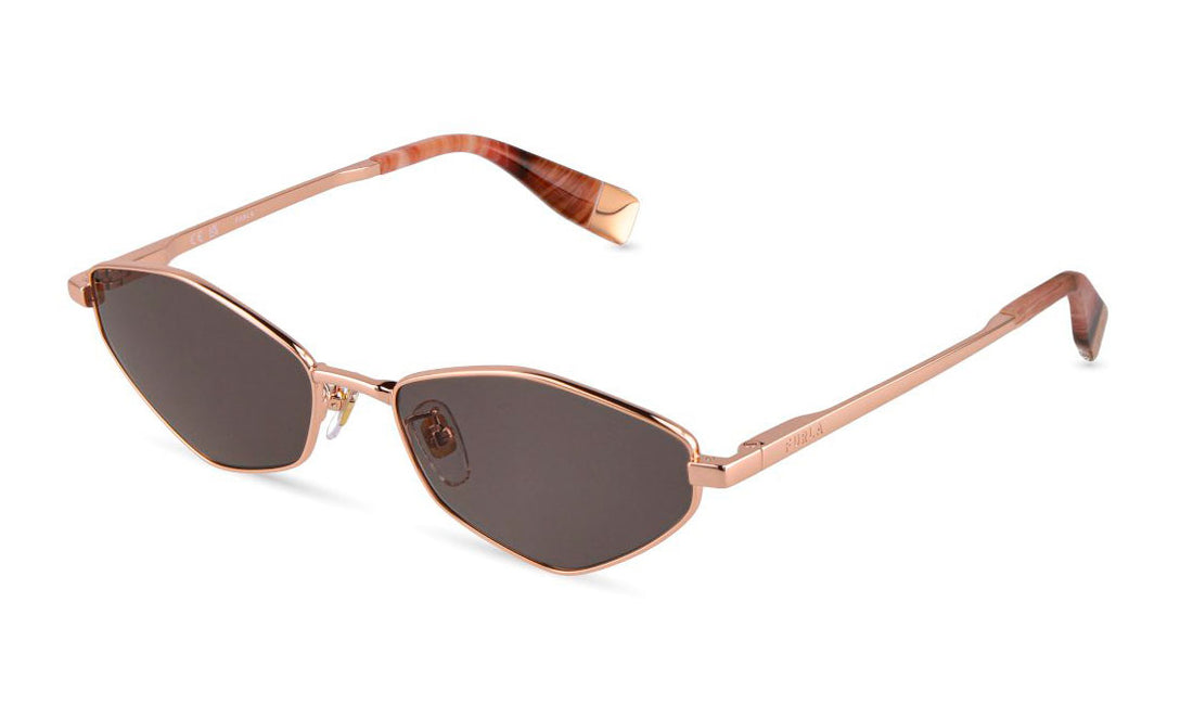 Lunettes de soleil furla sfub17 08fc dorado geometric femenino taille 57mm - Vue principale