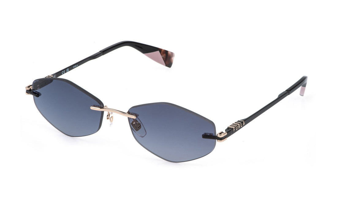 Lunettes de soleil furla sfub28 0300 dorado geometric femenino taille 58mm - Vue principale