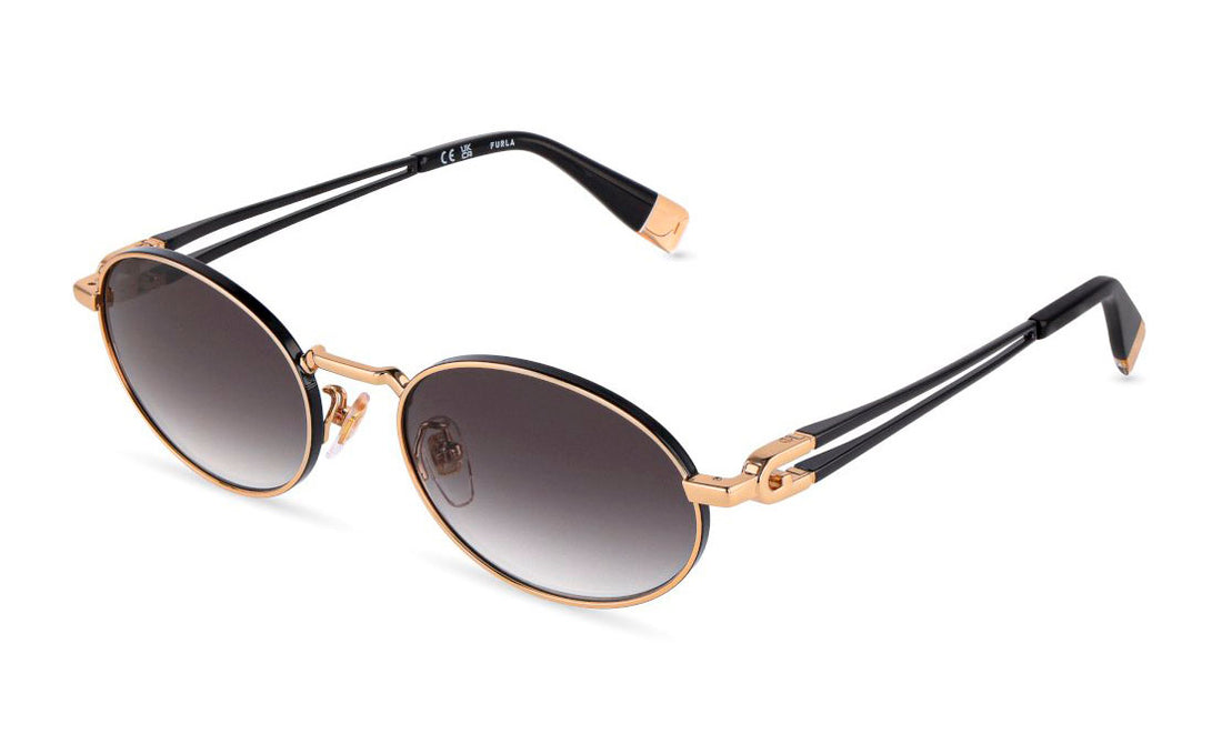 Lunettes de soleil furla sfub30 0301 dorado oval femenino taille 55mm - Vue principale