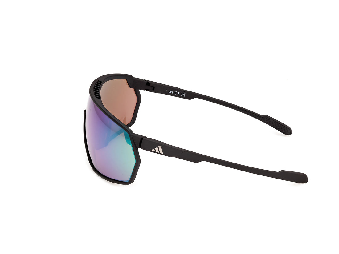 Lunettes de soleil adidas sport sp0088 02q negro shield unisex taille 0mm - Vue détaillée