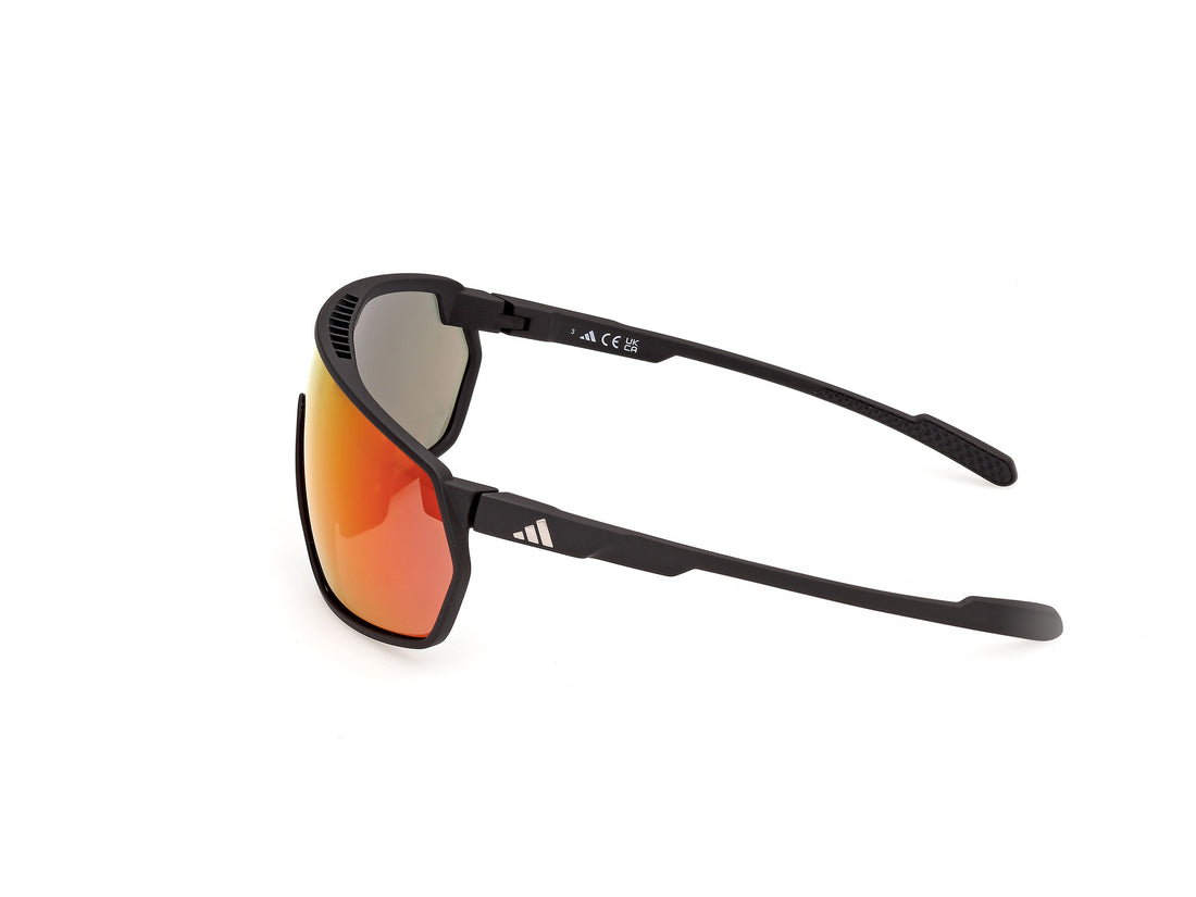 Lunettes de soleil adidas sport sp0089 02u negro shield unisex taille 0mm - Vue détaillée