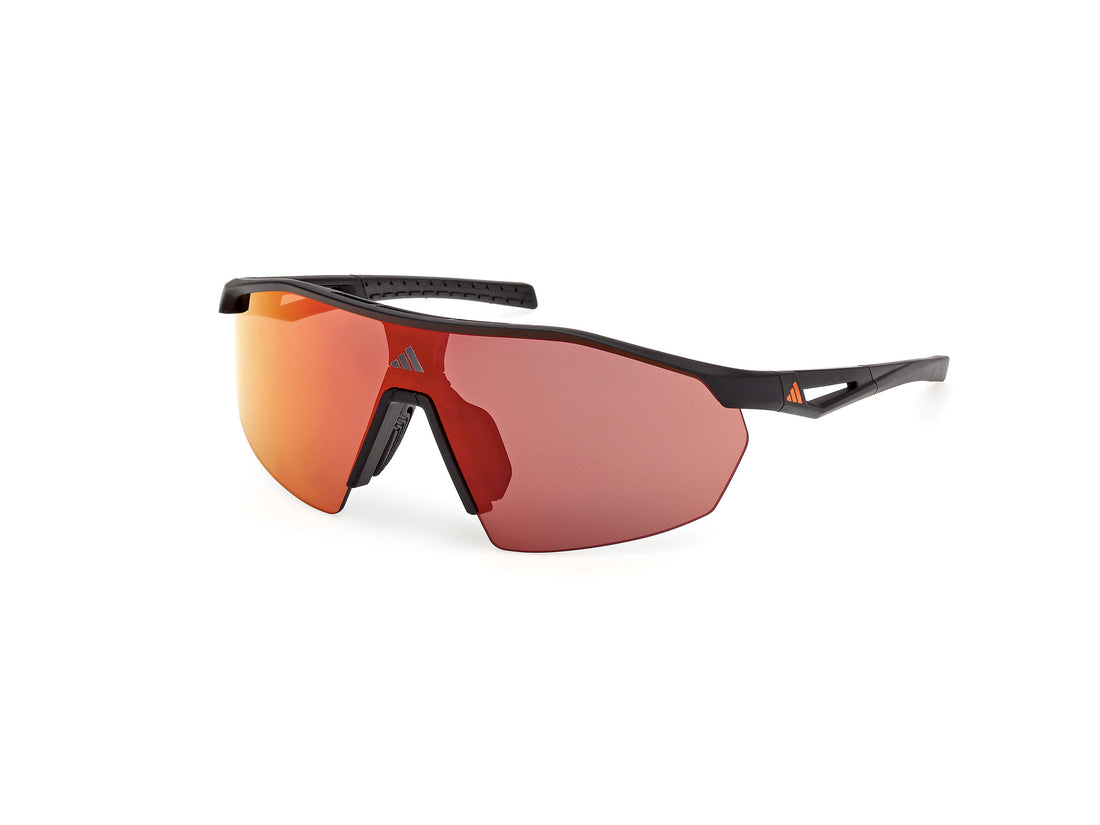 Occhiali da sole adidas sport sp0116 02l negro shield unisex taglia 0mm - Vista principale
