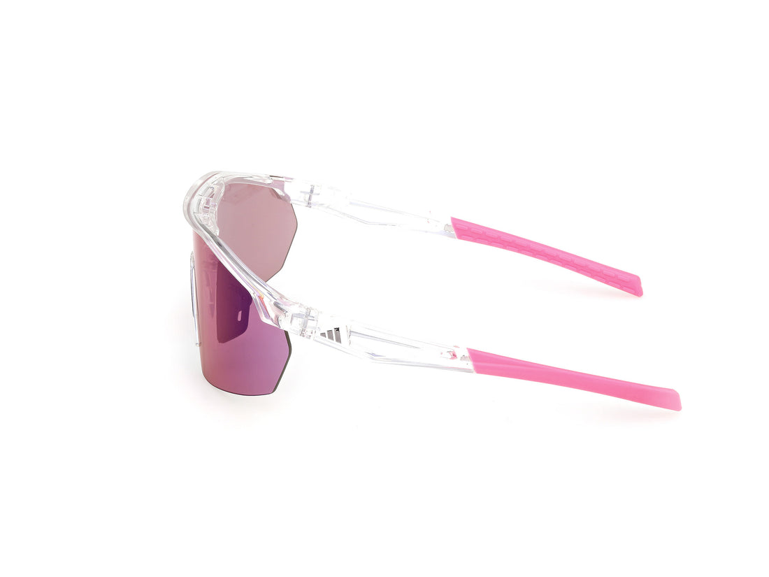 Occhiali da sole adidas sport sp0116 26z transparente shield unisex taglia 0mm - Vista dettagliata