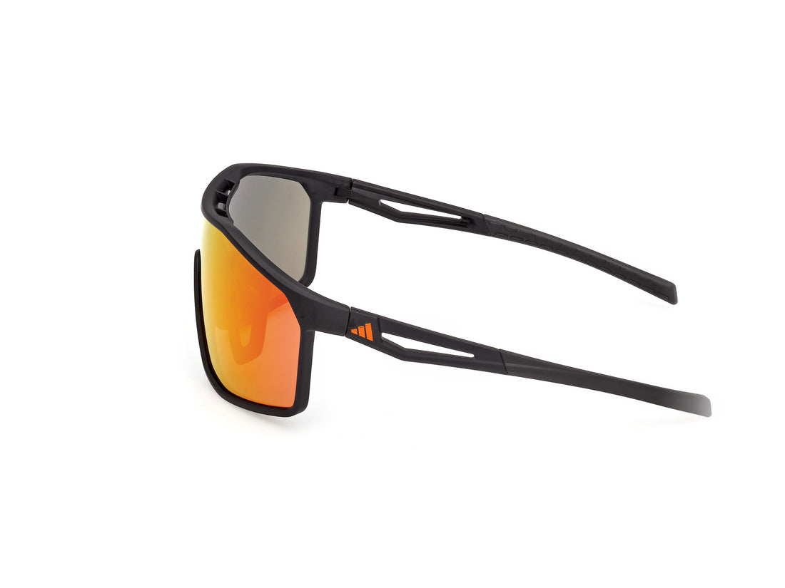 Occhiali da sole adidas sport sp0117 02l negro shield masculino taglia 0mm - Vista dettagliata