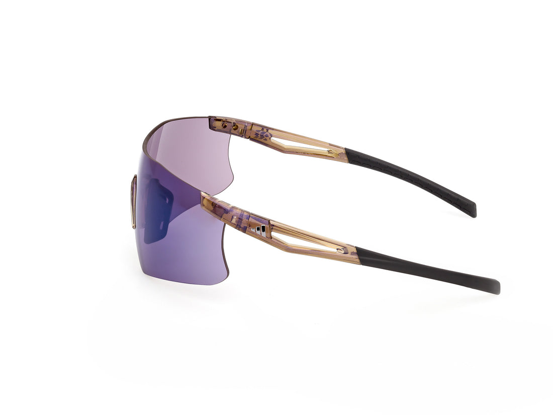 Gafas de sol adidas sport sp0122 kaphiros 47z marron shield masculino talla 0mm - Vista de detalle