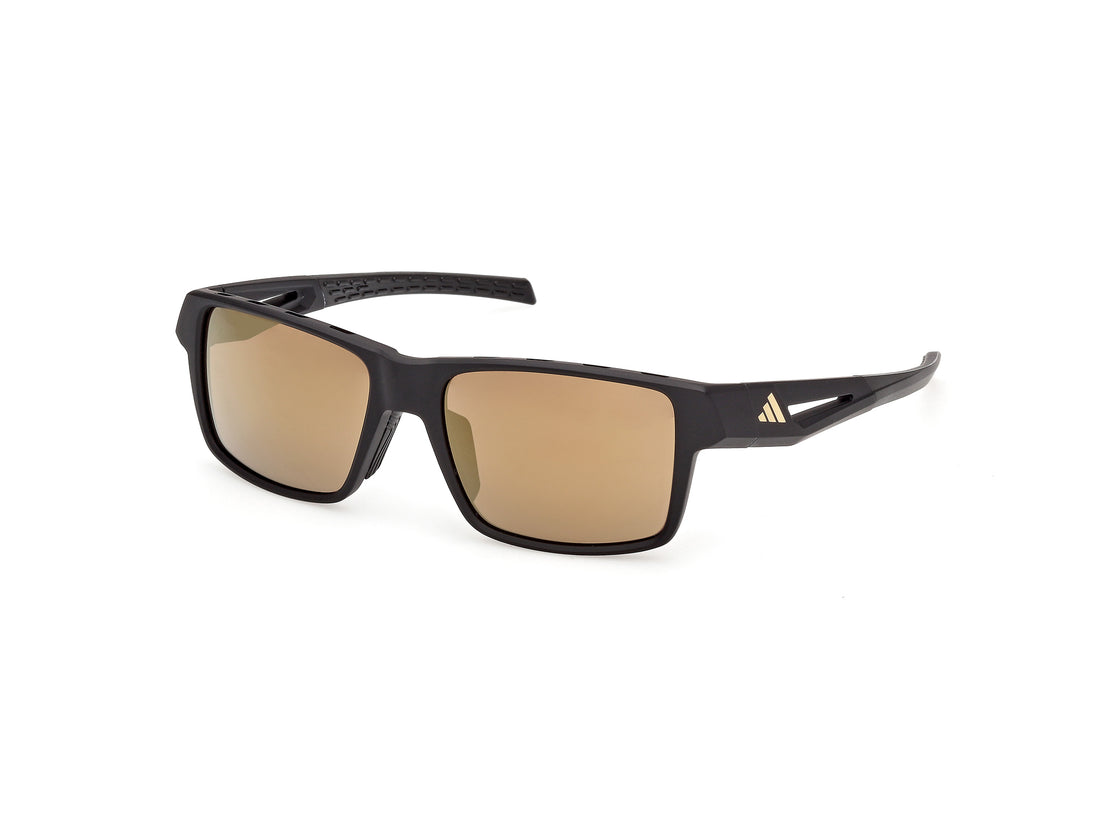 Gafas de sol adidas sport sp0125 kleon 02g negro rectangular masculino talla 55mm - Vista principal