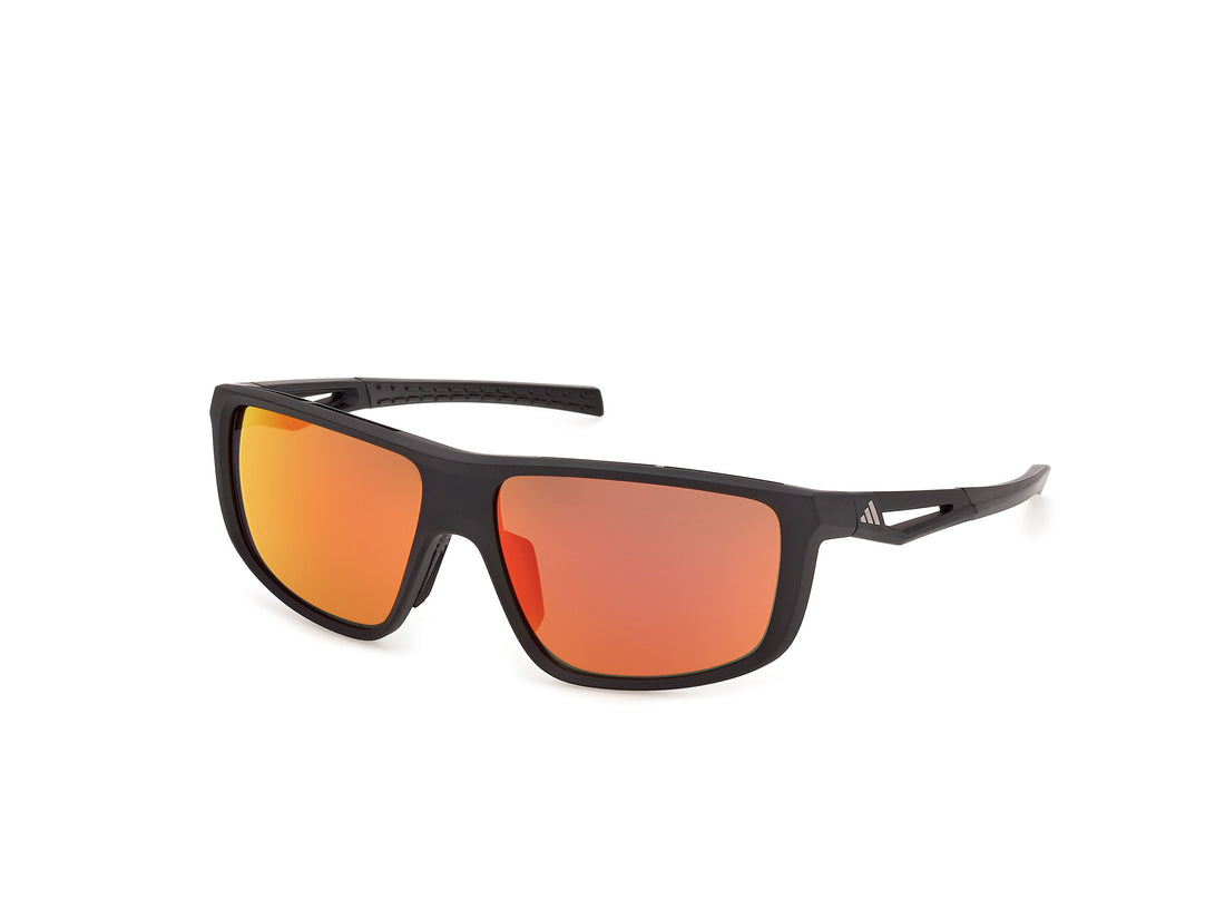 Sunglasses adidas sport sp0130 02l negro rectangular masculino size 60mm - Main view