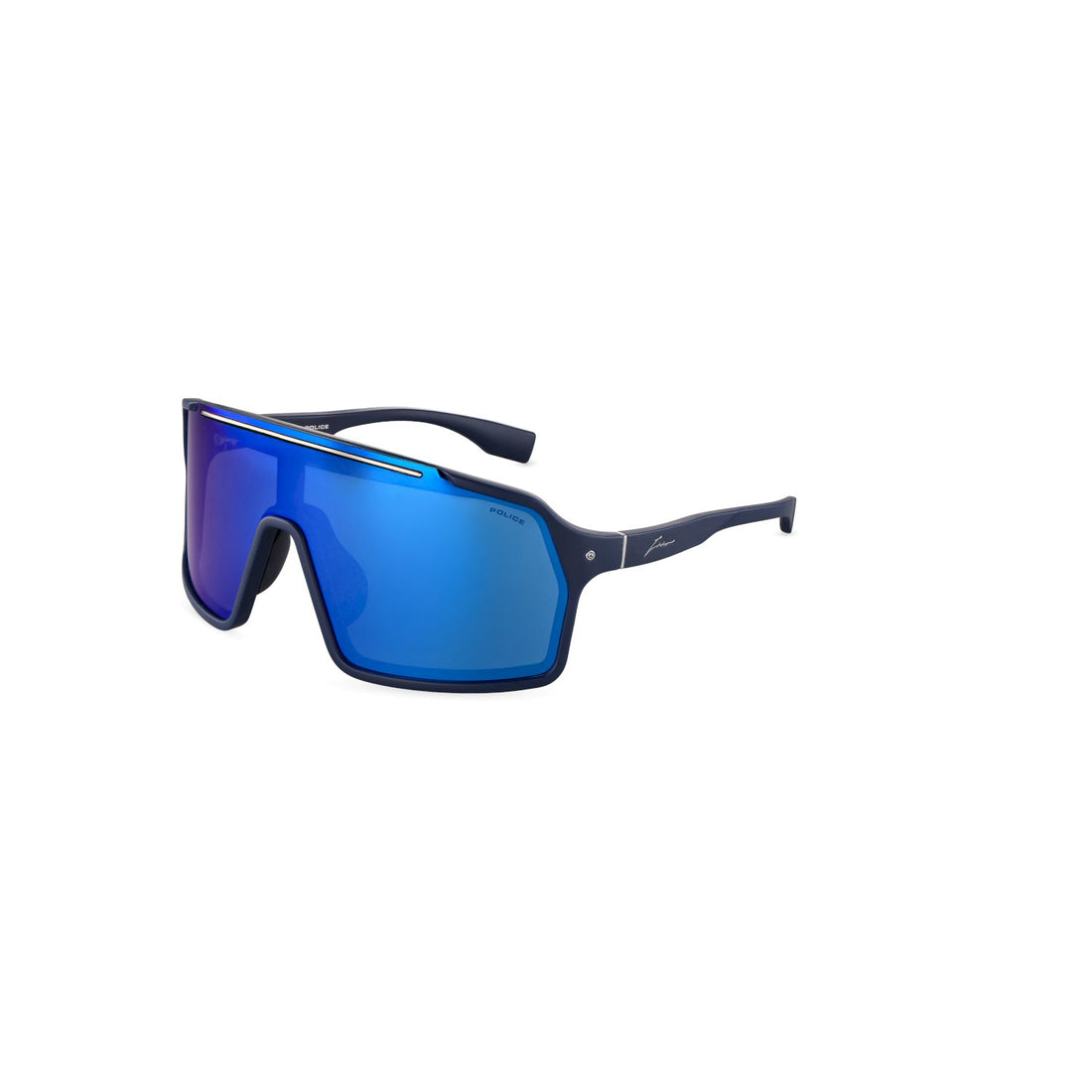 Sunglasses police splu84 r22b azul shield masculino size 99mm - Main view