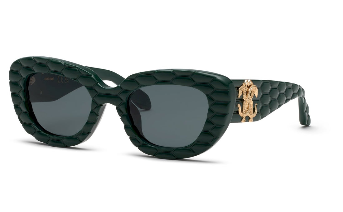 Occhiali da sole roberto cavalli src058m 0d80 verde geometric femenino taglia 54mm - Vista principale