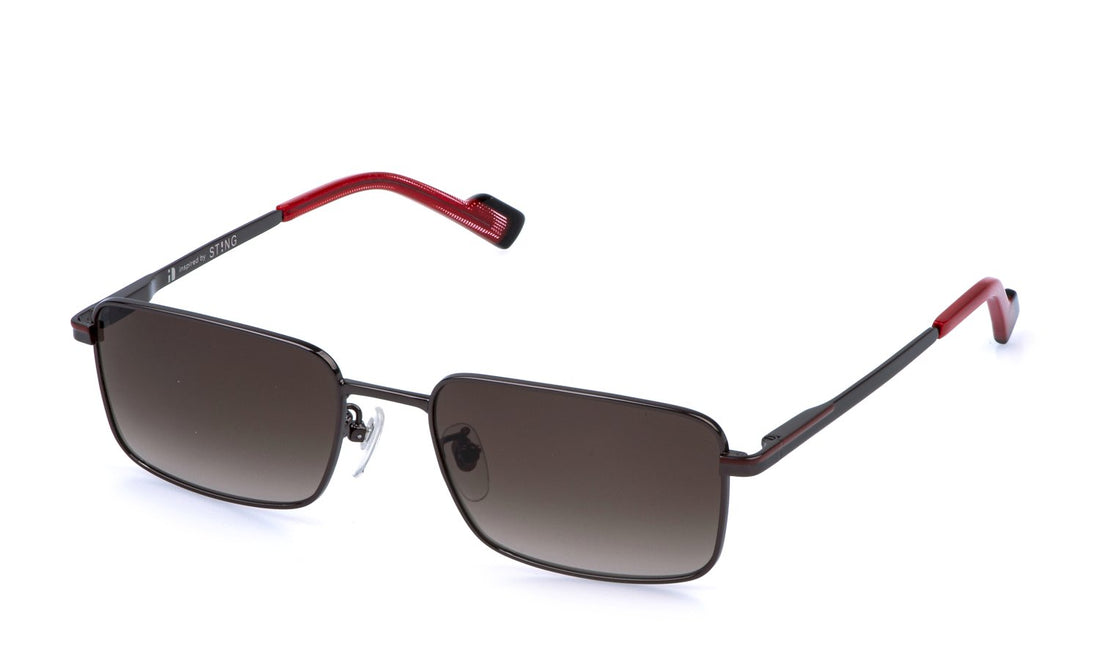 Gafas de sol sting sst580 0593 plateado square masculino talla 57mm - Vista principal
