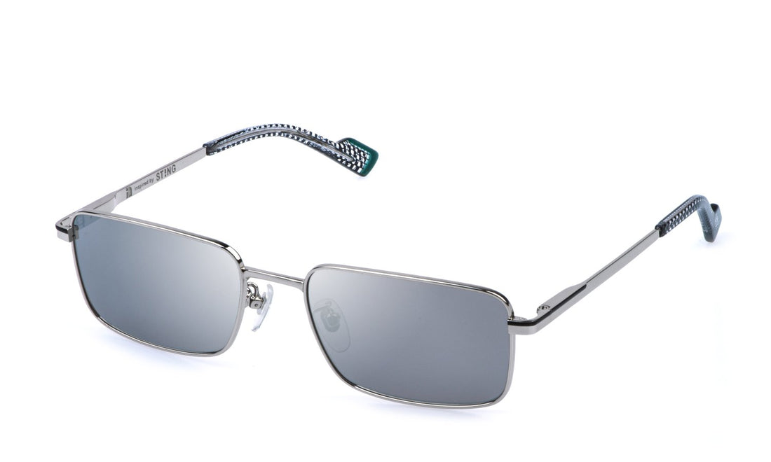Gafas de sol sting sst580 k07x plateado square masculino talla 57mm - Vista principal