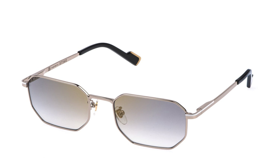 Gafas de sol sting sst581 2a8g gris geometric masculino talla 55mm - Vista principal