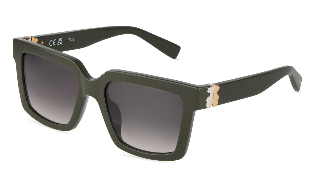 Occhiali da sole tous stod62 0c36 verde square femenino taglia 52mm - Vista principale