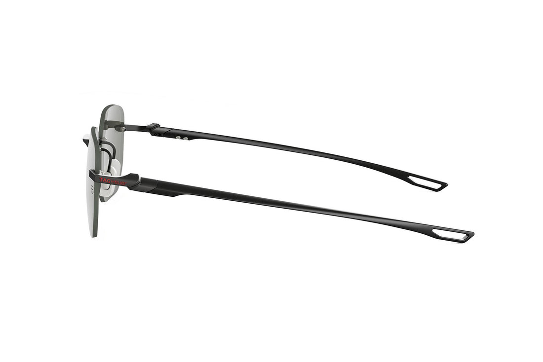 Sonnenbrillen tag heuer mini vingtsept rimless th40035u 02a black rectangular masculino größe 55mm - Detailansicht