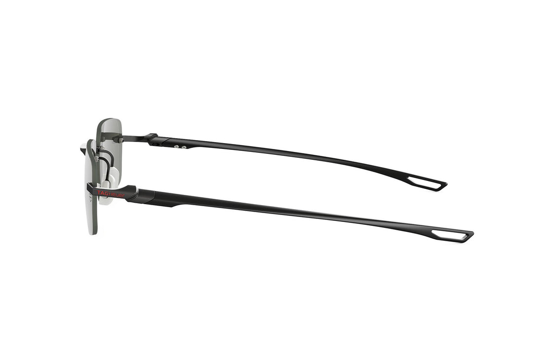 Sonnenbrillen tag heuer mini vingtsept rimless th40036u 02a black rectangular masculino größe 55mm - Detailansicht