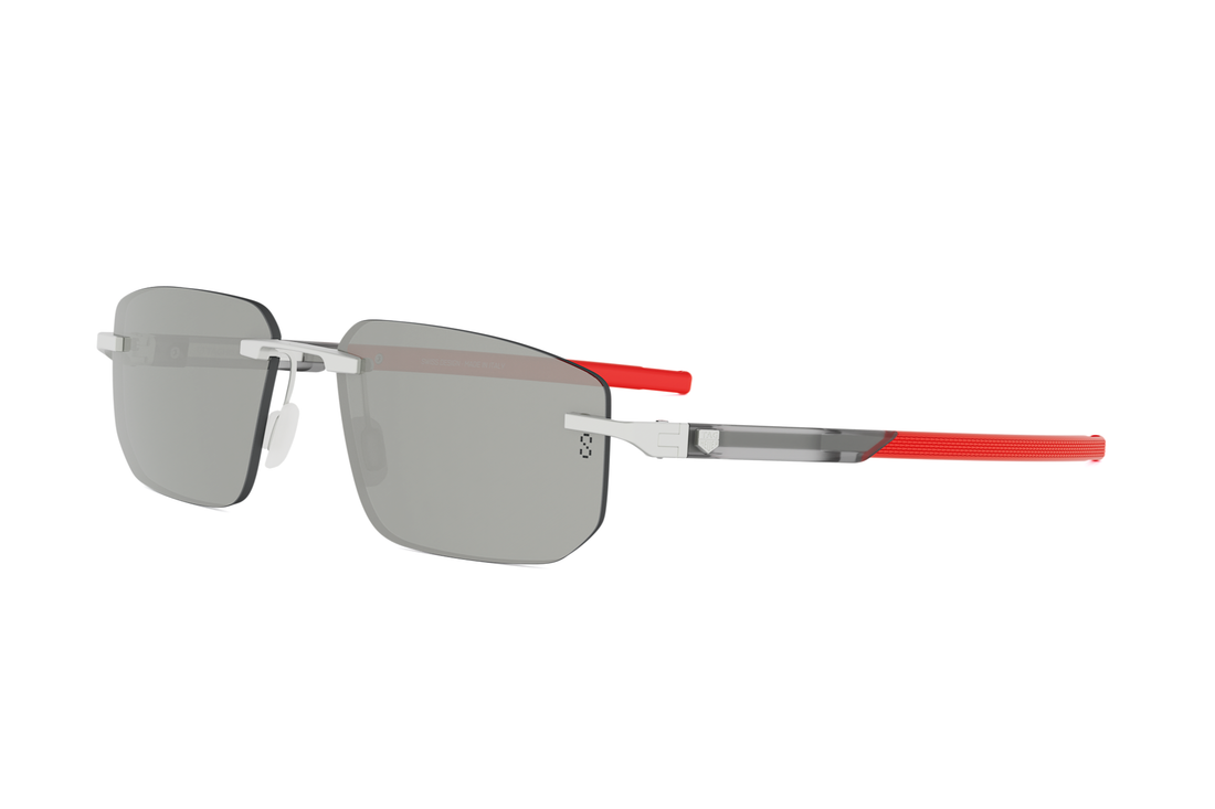 Sonnenbrillen tag heuer bolide rimless th40063u 17c silver rectangular masculino größe 58mm - Hauptansicht