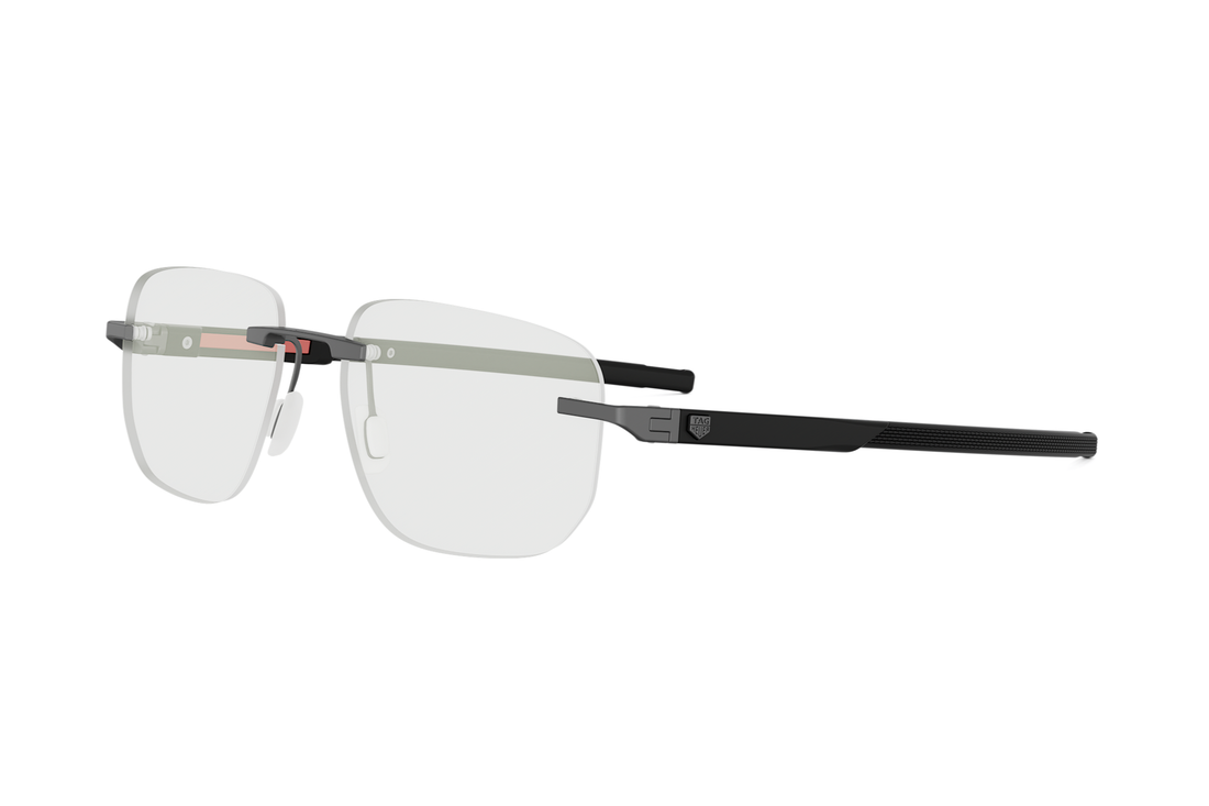 Occhiali da vista tag heuer bolide rimless th50055u 013 grey geometric masculino taglia 56mm - Vista principale