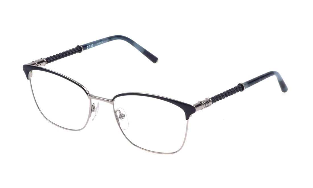 Brillen escada vesg31 0f94 plateado square femenino größe 53mm - Hauptansicht