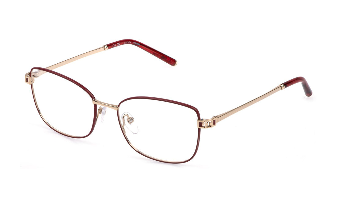 Brillen escada vesg32 0357 dorado square femenino größe 54mm - Hauptansicht