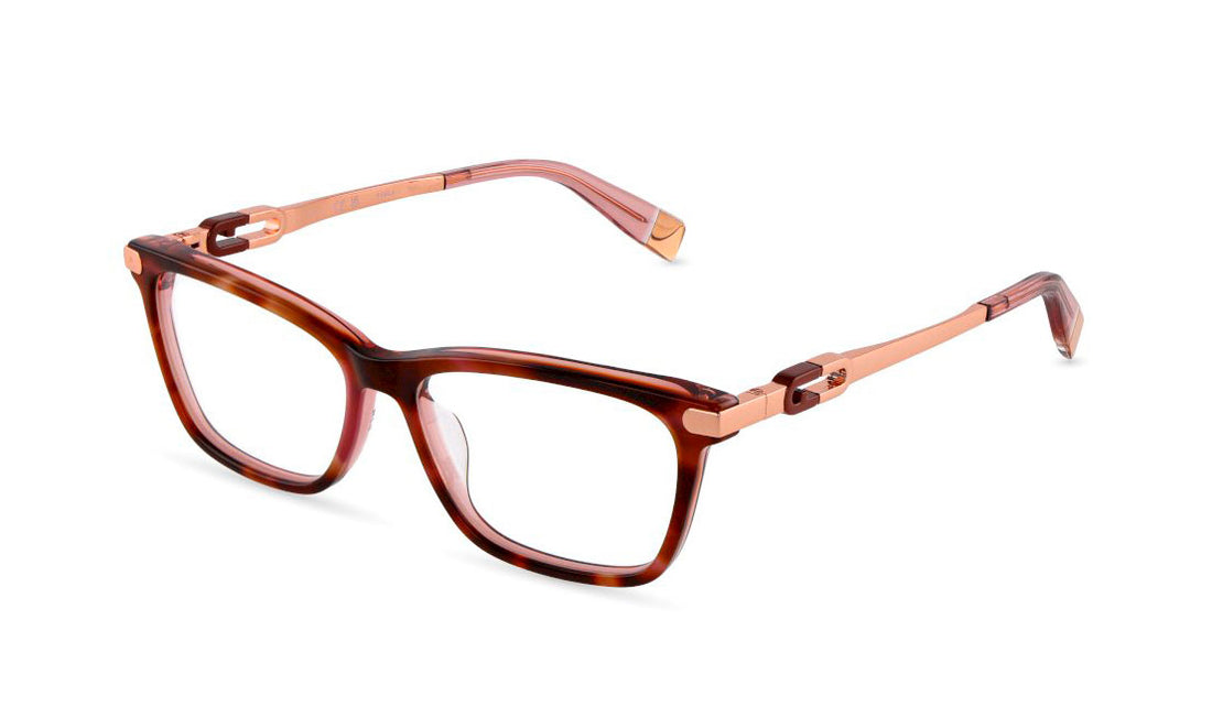 Occhiali da vista furla vfub02 06r9 havana square femenino taglia 54mm - Vista principale