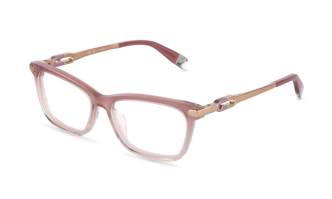 Occhiali da vista furla vfub02 0gfv gris square femenino taglia 54mm - Vista principale