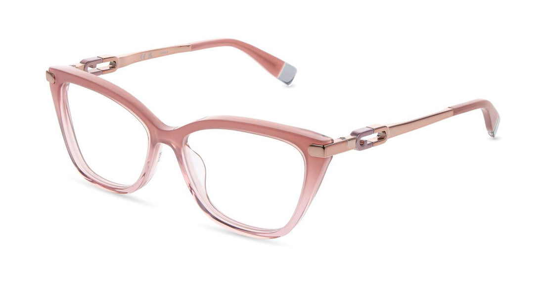 Occhiali da vista furla vfub03 0c19 rosa square femenino taglia 54mm - Vista principale
